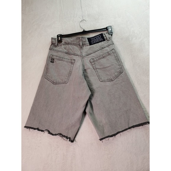 DIGITS 238 Shorts Mens Size 28 Gray Robo Denim 5-Pockets Design Flat Front‎ Logo - Picture 6 of 9
